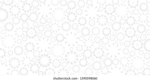 Christmas gray background with snow