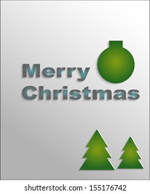 Christmas gray background stock vector