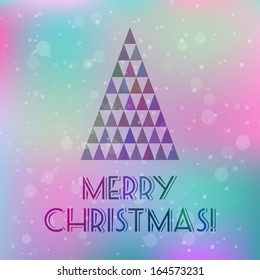 Christmas Greating Card. Abstract Background For Design