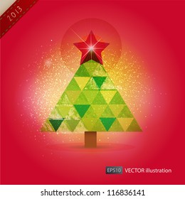 Christmas greating card. Vector illustration. eps 10