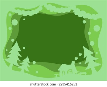 El fondo verde de Navidad para la decoración, Navidad