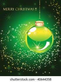 Christmas green background
