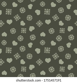 Christmas Green Holiday seamless pattern background for website graphics, fashion textiles