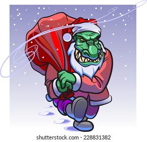 Christmas Green Monster