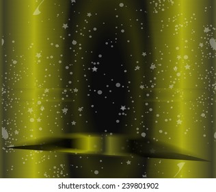 Christmas Green star Background vector 