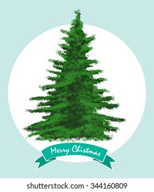 christmas green tree