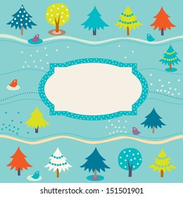 Christmas greetind card 