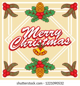 Christmas greeting background