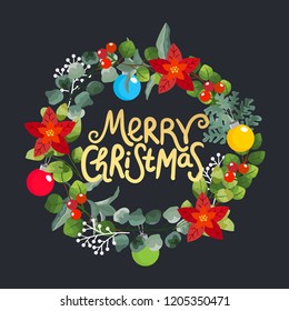 Christmas greeting card.