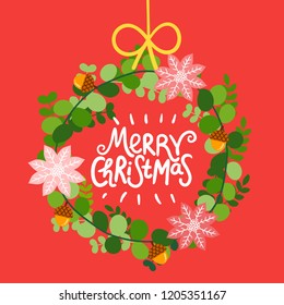 Christmas greeting card.