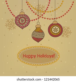 Christmas greeting card