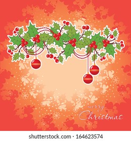 Christmas greeting card.