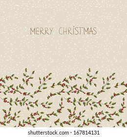 Christmas greeting card