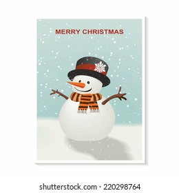 Christmas greeting card.