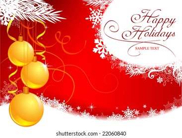 Tarjeta de felicitación de Navidad