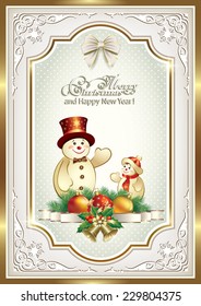 Christmas greeting card