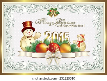 Christmas greeting card