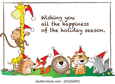 Christmas greeting card