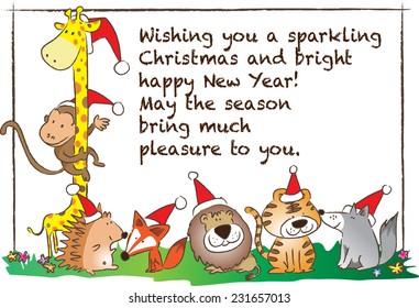 Christmas greeting card