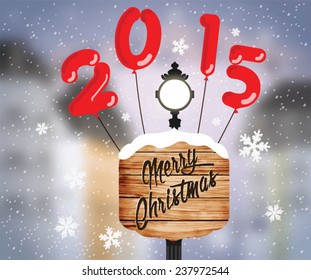 Christmas greeting card.