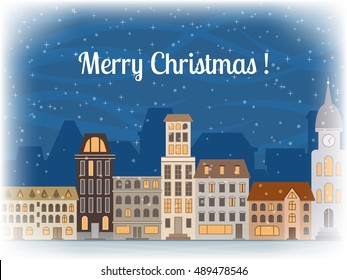 Christmas greeting card.