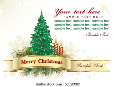 Christmas greeting card