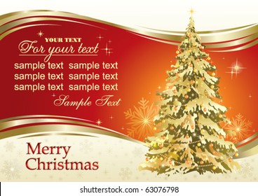 Christmas greeting card