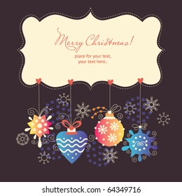 Christmas greeting card