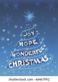 Christmas greeting card
