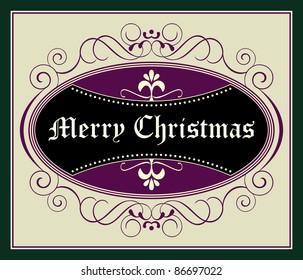 Christmas greeting card