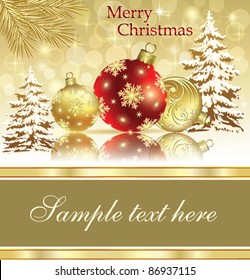 Christmas greeting card
