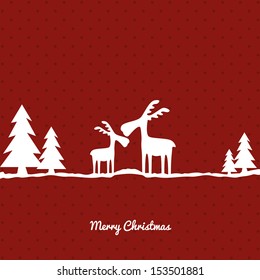 Christmas greeting card background