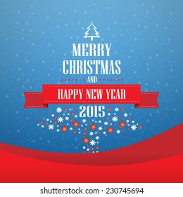 Christmas greeting card and background