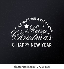 Christmas greeting card with christmas background.