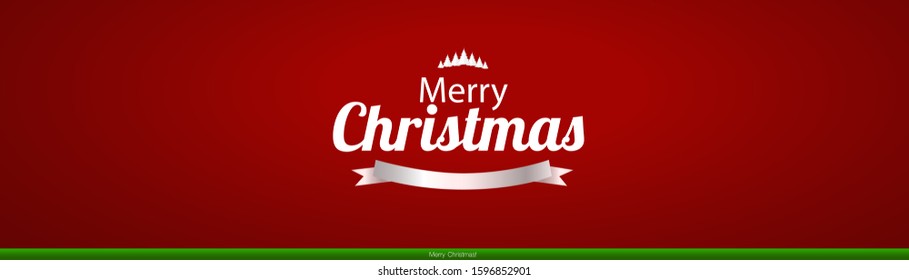Christmas Greeting Card. Christmas Background with Merry Christmas lettering, vector illustration.