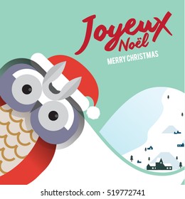  Christmas greeting card background poster/ Vector illustration/ Joyeux Noel: Merry christmas