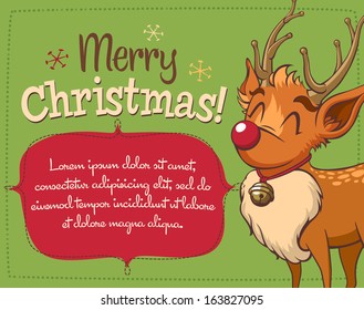 Christmas greeting card \ background. Vector illustration.