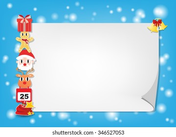 Christmas greeting card and background in vector eps10