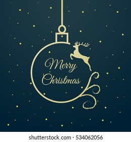 Christmas greeting card background vector Illustration eps 10