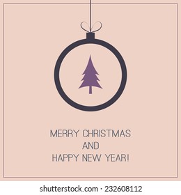 Christmas Greeting Card - Christmas Ball