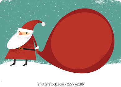 Christmas greeting card with copy space