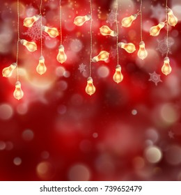 Christmas greeting card with copyspace. And also includes EPS 10 vector