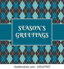 Christmas greeting card design.