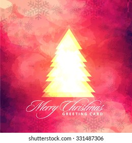 Christmas greeting card design or calebration flyer with eps 10.