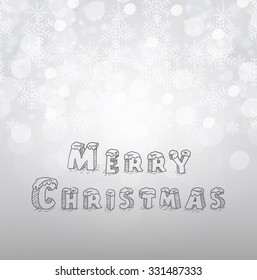 Christmas greeting card design or calebration flyer with eps 10.