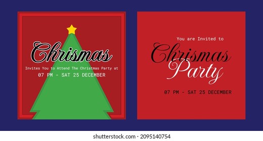 Christmas. greeting card design for christmas celebration party