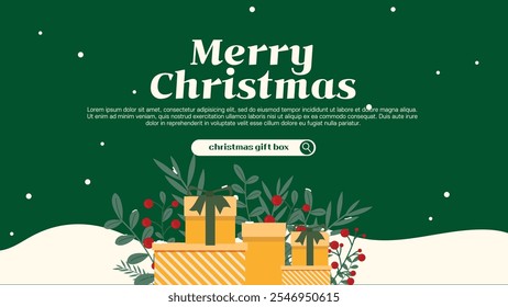 christmas greeting card design element