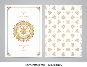 Christmas greeting card design. Poster, page, banner, brochure, template. Vector illustration.