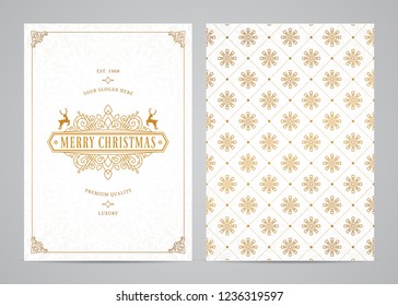Christmas greeting card design. Poster, page, banner, brochure, template. Vector illustration.