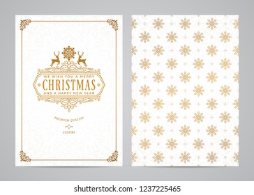 Christmas greeting card design. Poster, page, banner, brochure, template. Vector illustration.